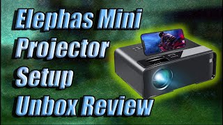 Elephas Mini Projector Setup and Unbox [upl. by Ainsworth]