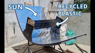 Building our solar unit to recycle plastic with the sun [upl. by Benia]