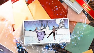 Animated Christmas Card Template  Greeting Card Collection [upl. by Ronda]