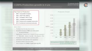 Timmins Gold Presentation [upl. by Skcirdnek]