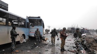 Pulwama attack In shock after 37 CRPF jawans death India mulls action [upl. by Hayotal]