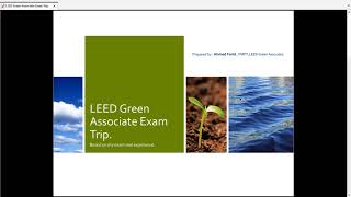 تجربتى فى إجتياز أختبار LEED GREEN ASSOCIATE REAL EXPERIENCE [upl. by Jessy]