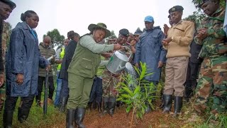 PASTOR DORCAS RIGATHI LED THE NATIONAL TREE PLANTING EXERCISE AT THE ONDIRI CATCHMENT AREA IN KIKUYU [upl. by Eimirej950]