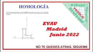 Homología EVAU MADRID JUNIO 2022 13 HOMÓLOGO DE UN POLÍGONO EN FORMA DE L Dibujo técnico [upl. by Cornish]