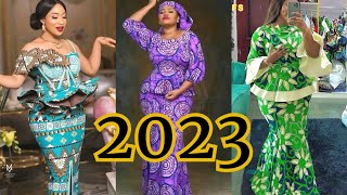 MODÈLES AFRICAIN 2023 NOUVELLES TENDANCES DES MODÈLES TAILLE BASSE EN WAX POUR FEMMES  AFRICAN WAX [upl. by Erdah]