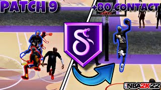 NBA 2K22 HOF SLITHERY FINISHER BUFF EXPLAINED PATCH 9 RARE CONTACT DUNK TENDENCY GLITCH MUST WATCH [upl. by Crooks]