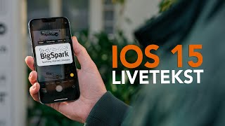 Zo werkt Livetekst in iOS 15 tekst knippen en plakken uit fotos [upl. by Einot451]