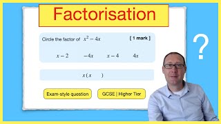 Circle the factor of  GCSE algebra [upl. by Pascasia]