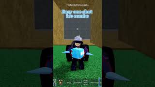 EASY BLOX FRUITS ICE COMBO ONE SHOT [upl. by Ayahs]