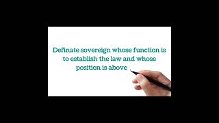 Legal or Monistic Theory of Sovereignty Austin View [upl. by Livingstone842]