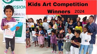 Kids Art Competition Winners  Coloring Competition  Drawing Competition  2024 [upl. by Onairam]