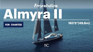 ALMYRA II  La dolce vita with the 1635quot 498m Perini Navi sailing yacht  For charter with IYC [upl. by Allebara]