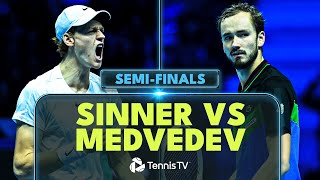 Jannik Sinner vs Daniil Medvedev Highlights  Nitto ATP Finals 2023 SemiFinal [upl. by Nal]