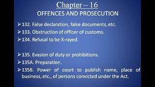 Part 13  Offences and Prosecutions  Section 132  140A of Customs Act 1962 [upl. by Anoif]