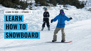 A Beginner Snowboarders Guide  Learn To Snowboard with Rio  EP 1 [upl. by Menken]