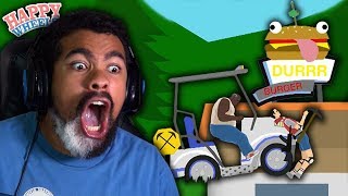 FORTNITE  HAPPY WHEELS  INTENSE  Happy Wheels [upl. by Naivaj]