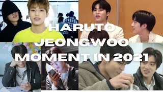 Haruto Jeongwoo Moment In 2021 Hajeongwoo [upl. by Ivah]