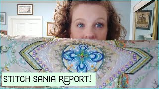 Stitch Sania Report What happened in May  Flosstube Vlog [upl. by Sirron]