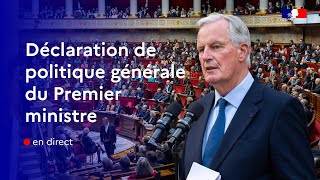 Déclaration de politique générale du Premier ministre à lAssemblée nationale [upl. by Giguere]