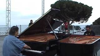 Chick Corea and Stefano Bollani Rehearse a Duet [upl. by Eaned]