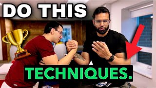 How to win EVERY TIME in Arm Wrestling with THIS TECHNIQUE [upl. by Cindi]