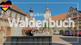 【Waldenbuchドイツ】🇩🇪Walking in Waldenbuch Germany  Day Trip from Stuttgart  Walking Tour [upl. by Dian]