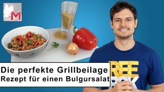 Die perfekte Grillbeilage  Rezept für einen veganen Bulgursalat  Enjoy Summer [upl. by Agnot]