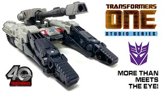 WICKED Transformers Studio Series 114 TF ONE Deluxe Class MEGATRON Review [upl. by Ayak]