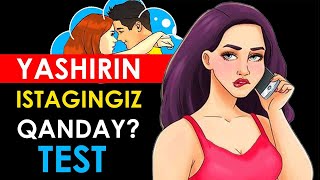 Psixologik Test Yashirin Istagingiz Qanday [upl. by Adar]