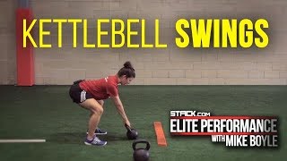 How to Properly Perform and Teach the Kettlebell Swing Featuring Mike Boyle [upl. by Gromme]