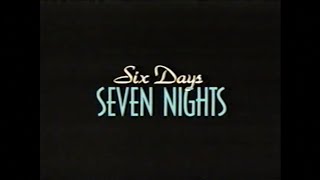 Six Days Seven Nights Trailer 1998 VHS Rip [upl. by Madriene]