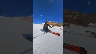 Slalom turns skicarving slalom wintersport joy mountainlove montagne neige esquiar skieur [upl. by Suravaj]