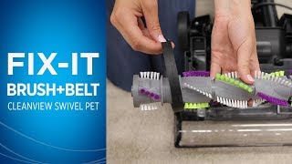 How to Fix the Brush Roll and Belt on your BISSELL® Cleanview® Swivel Pet Vacuum [upl. by Faludi]