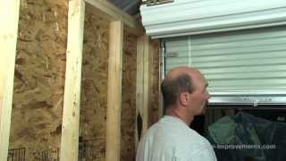 How To Build A Shed  Part 5 Installing A Metal RollUp Door [upl. by Vallo631]