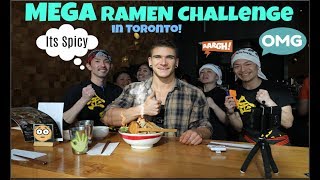 Kinton Ramen MEGA RAMEN CHALLENGE  Mega Bowler  Toronto ON [upl. by Godfree]