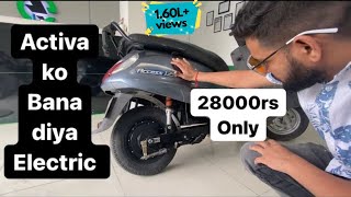 Electric activa and electric apache pulsar how to convert petrol to electric Sasti electric gaadi [upl. by Isoais637]