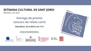 Entrega de premis dels Relats Curts  Sant Jordi 2021 [upl. by Tanitansy]