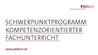 Schwerpunktprogramm quotKompetenzorientierter Fachunterrichtquot [upl. by Cirdes]