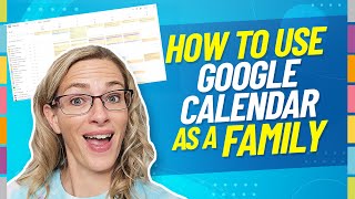 How to Setup A Google Family Calendar for the Ultimate Family Planner [upl. by Eeral]