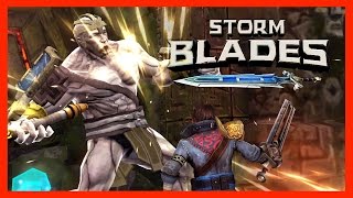 STORMBLADES Gameplay  The FREE Infinity Blade  iOS Game Review Android iPhone iPad [upl. by Avek]