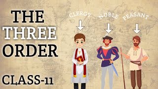 The three orders history  Class 11 history three orders animation [upl. by Gerrilee162]