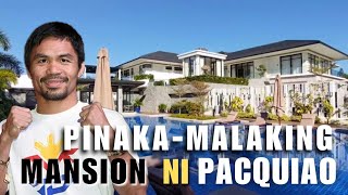 ang PINAKAMALAKING Mansion ni Manny Pacquiao  Latest  🇩🇪 amp 🇵🇭 [upl. by Ahsikram]