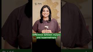 Difference between Myopia and Hypermetropia  myopia hypermetropia eyecare ytshort [upl. by Patnode672]