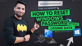 How to Reset Windows 10 Password Without Losing Data 2023 Unlock Windows 1011 Without Password [upl. by Divaj]