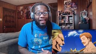 ESCANOR VS ALL MIGHT RAP BATTLE  RUSTAGE ft Daddyphatsnaps reaction [upl. by Livingstone]