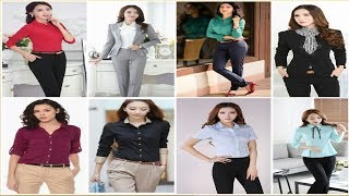 Womens Office Wear Formal Pant and Shirt Latest Style [upl. by Aicitan]