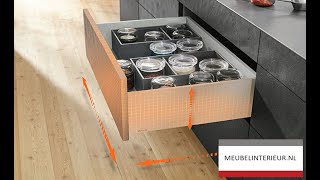 Blum LEGRABOX lades  Aanpassingen en montage [upl. by Tallbott]