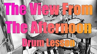 The View From The Afternoon  Drum Lesson  Arctic Monkeys [upl. by Zelazny597]