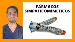 FÁRMACOS SIMPATICOMIMÉTICOS  FARMACOLOGÍA [upl. by Thorny]