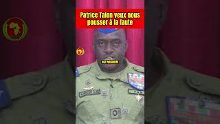 short PatriceTalon veux nous pousser à la faute niger benin [upl. by Guyon352]